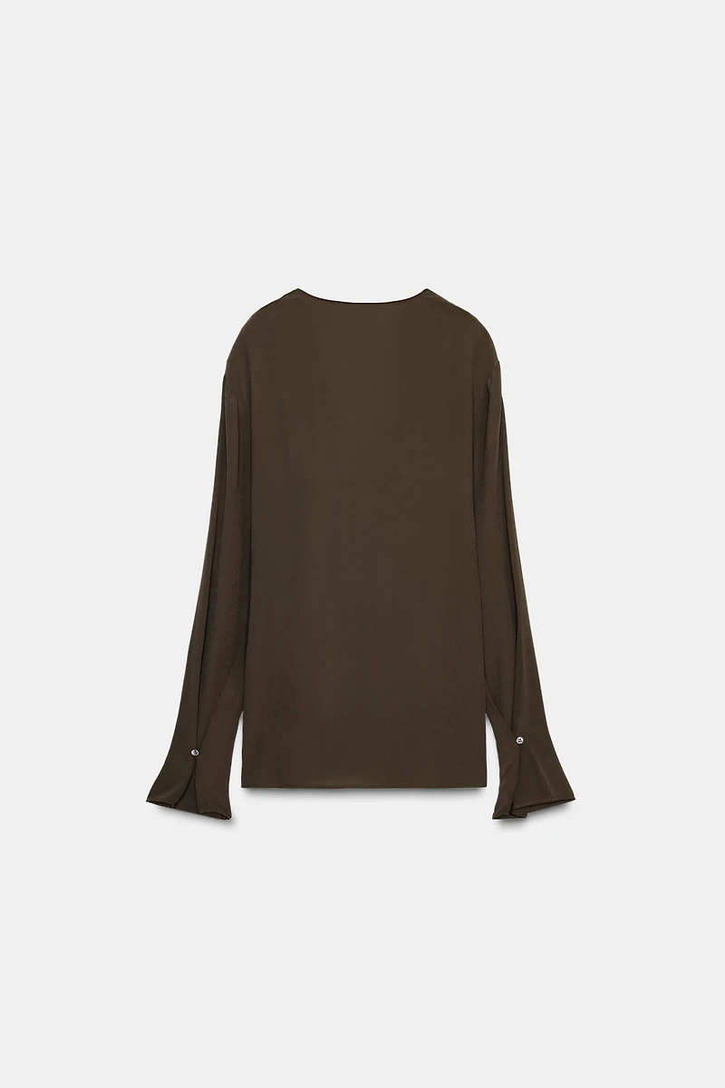 BLOUSE FLUIDE DRAPÉE ZW COLLECTION