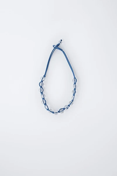 BEADED CORD NECKLACE