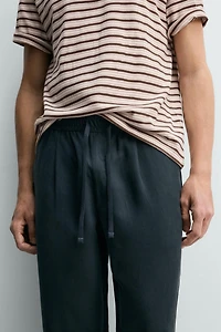 100% LYOCELL REGULAR FIT PANTS