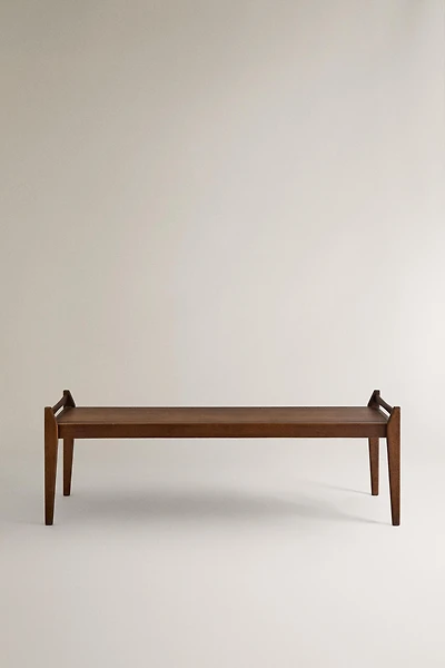 LONG WOODEN BENCH