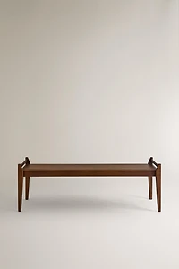 LONG WOODEN BENCH