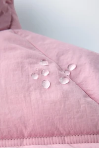 VESTE REMBOURRÉE À CAPUCHE DÉPERLANTE