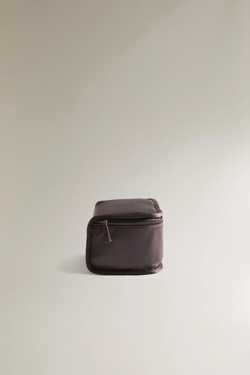 SATEEN STORAGE MAKEUP BAG