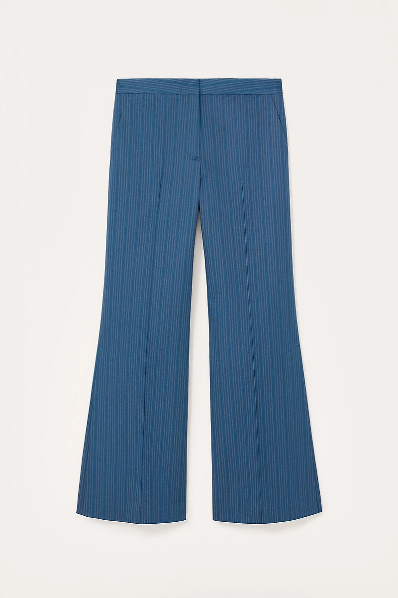 LIMITED EDITION STRIPED FLARE PANTS