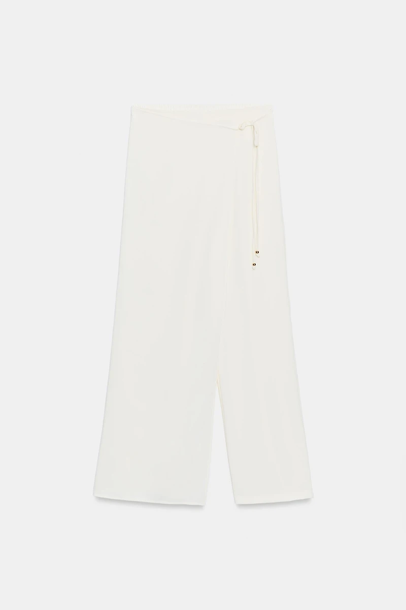 CROSSOVER WRAP PANTS