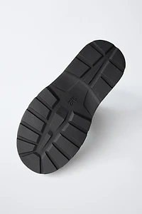 SPLIT LEATHER BOOTS