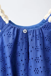 EMBROIDERED SHIFFLY LACE DRESS