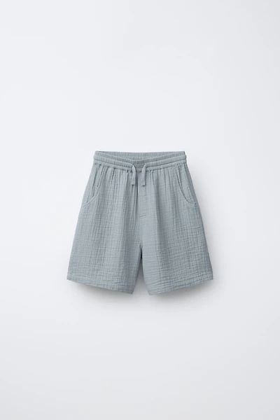 TEXTURED SHORTS