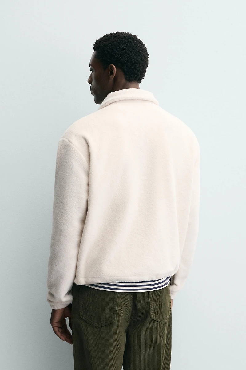 FLEECE QUARTER-ZIP SWEATSHIRT