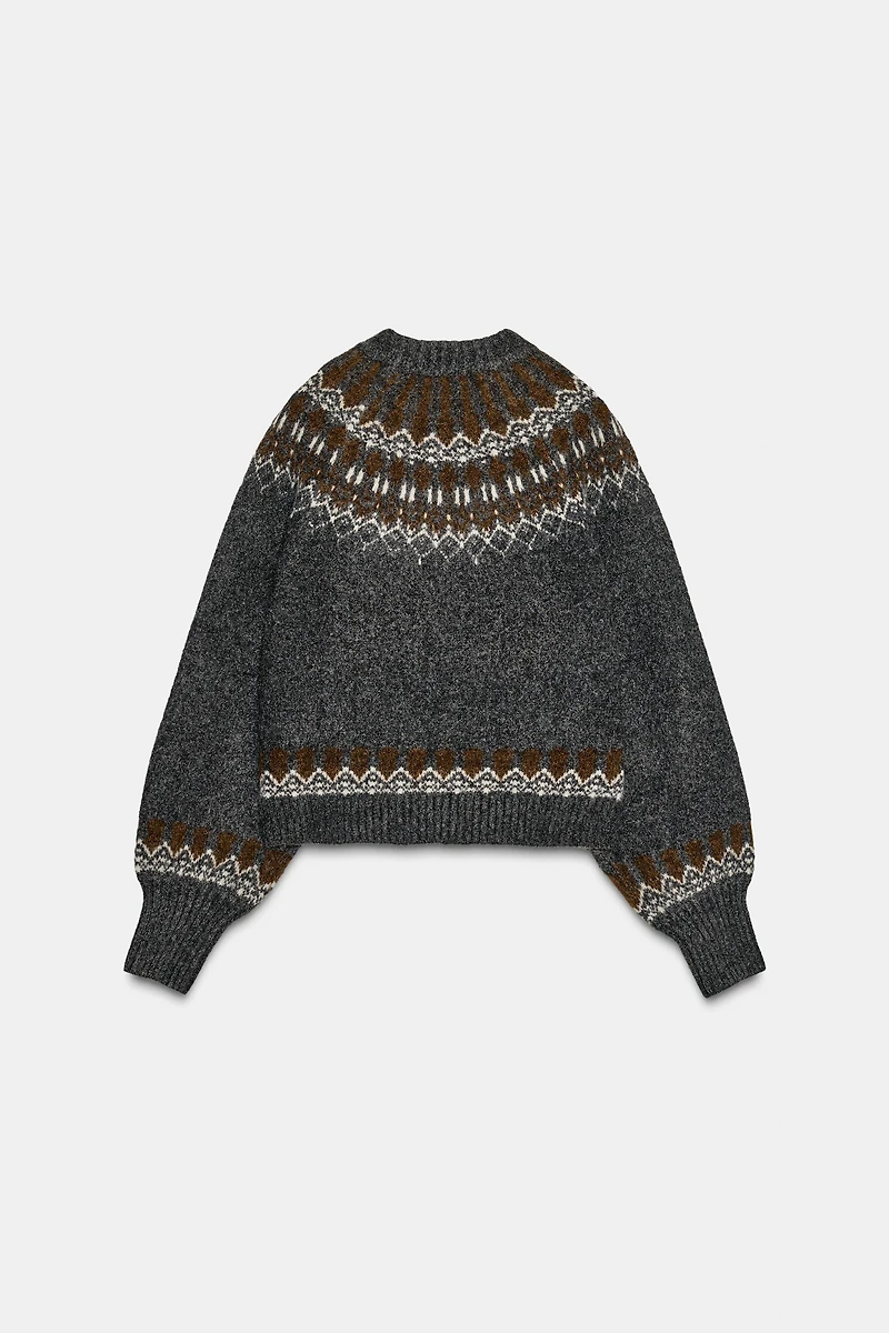 JACQUARD KNIT JUMPER