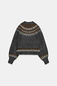 JACQUARD KNIT JUMPER