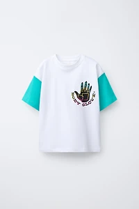 ZARA X BODY GLOVE ® CONTRAST SLEEVE T-SHIRT