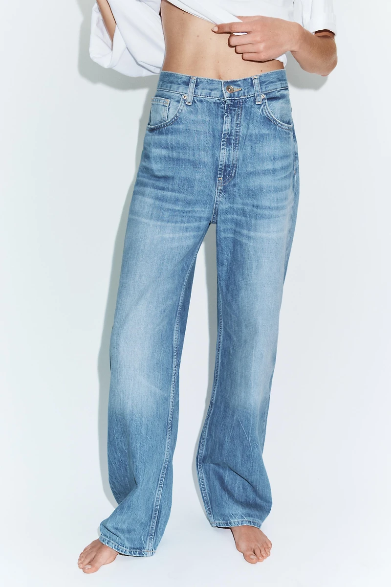 JEANS TRF DROIT TAILLE HAUTE