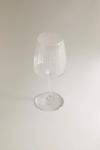 GLASS WITH LINES