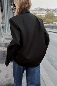 OVERSIZED DOUBLE BREASTED BLAZER