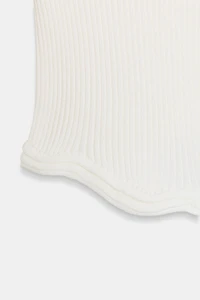 ASYMMETRIC HEM KNIT CROP TOP