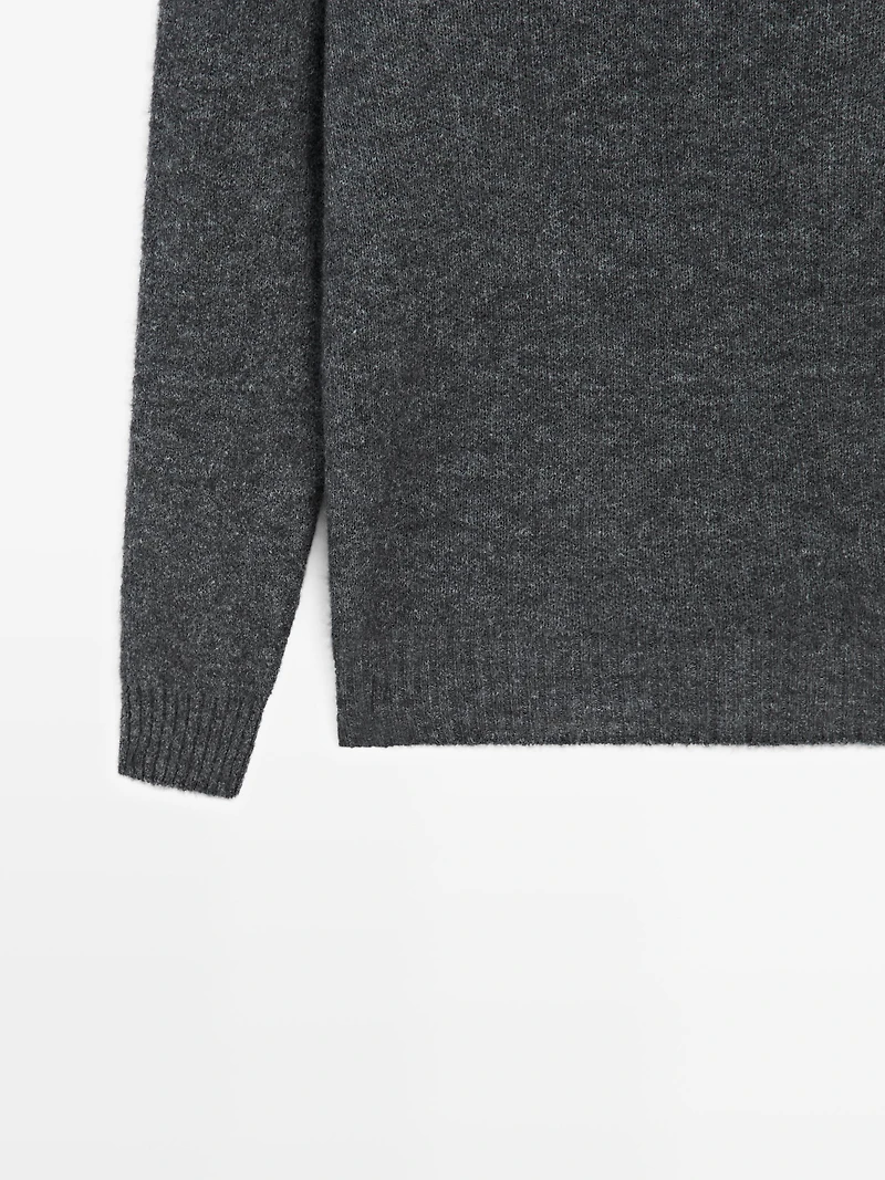 Knit alpaca blend sweater - LIMITED