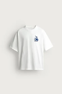 CONTRAST GRAPHIC RELAXED FIT T-SHIRT