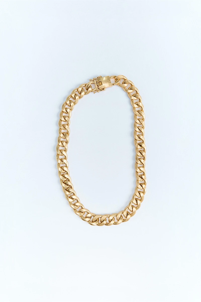COLLIER CHAÎNE À MAILLONS