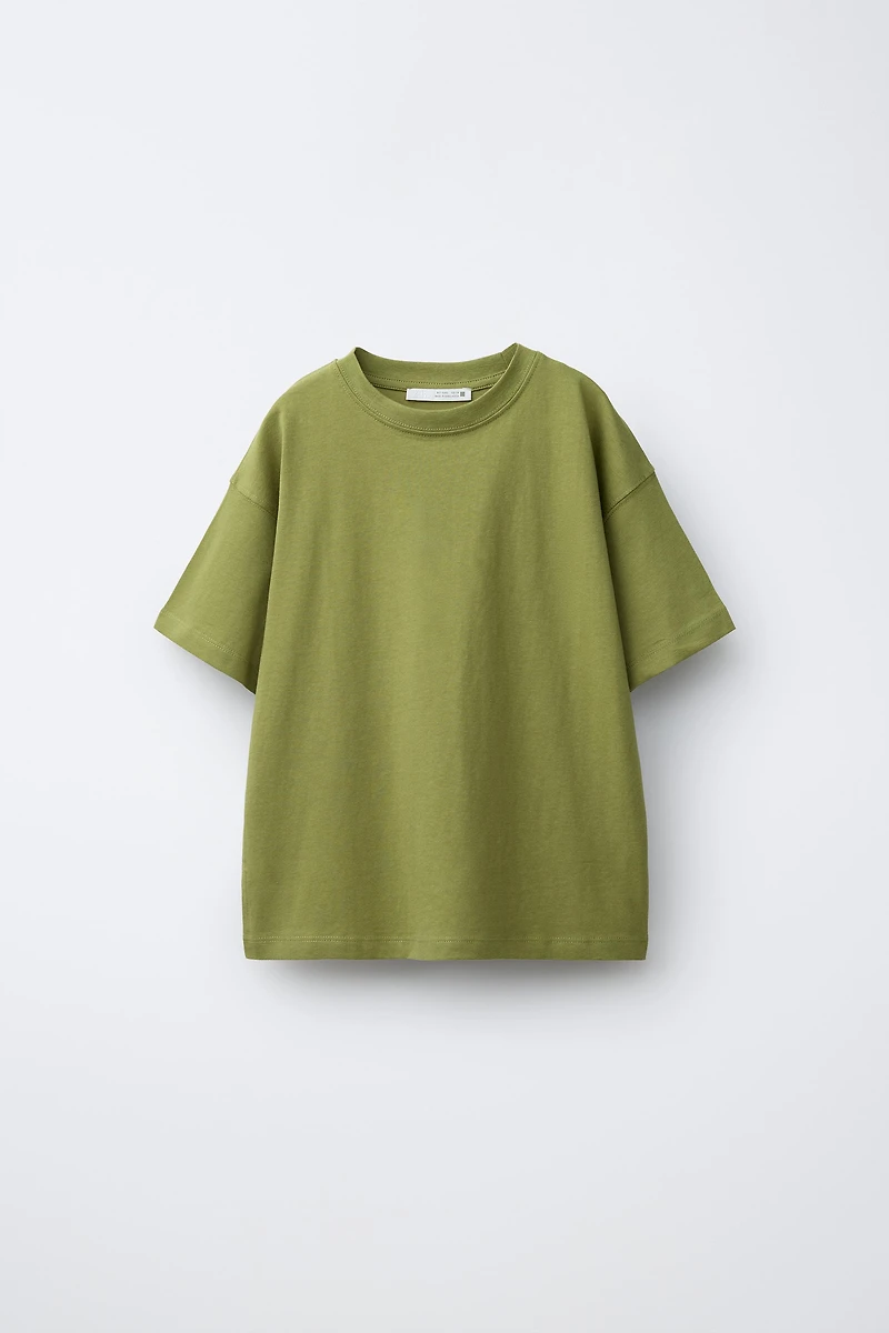 THREE-PACK OF STRIPED AND PLAIN T-SHIRTS