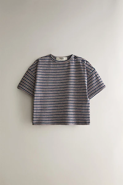 T-SHIRT DE PLAGE ENFANT RAYURES
