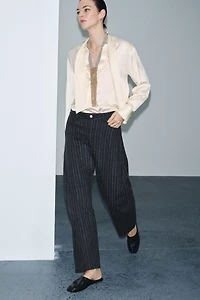 ZW COLLECTION STRIPED BALLOON PANTS
