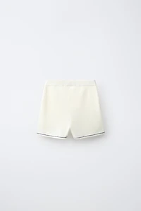 WAFFLE KNIT SHORTS