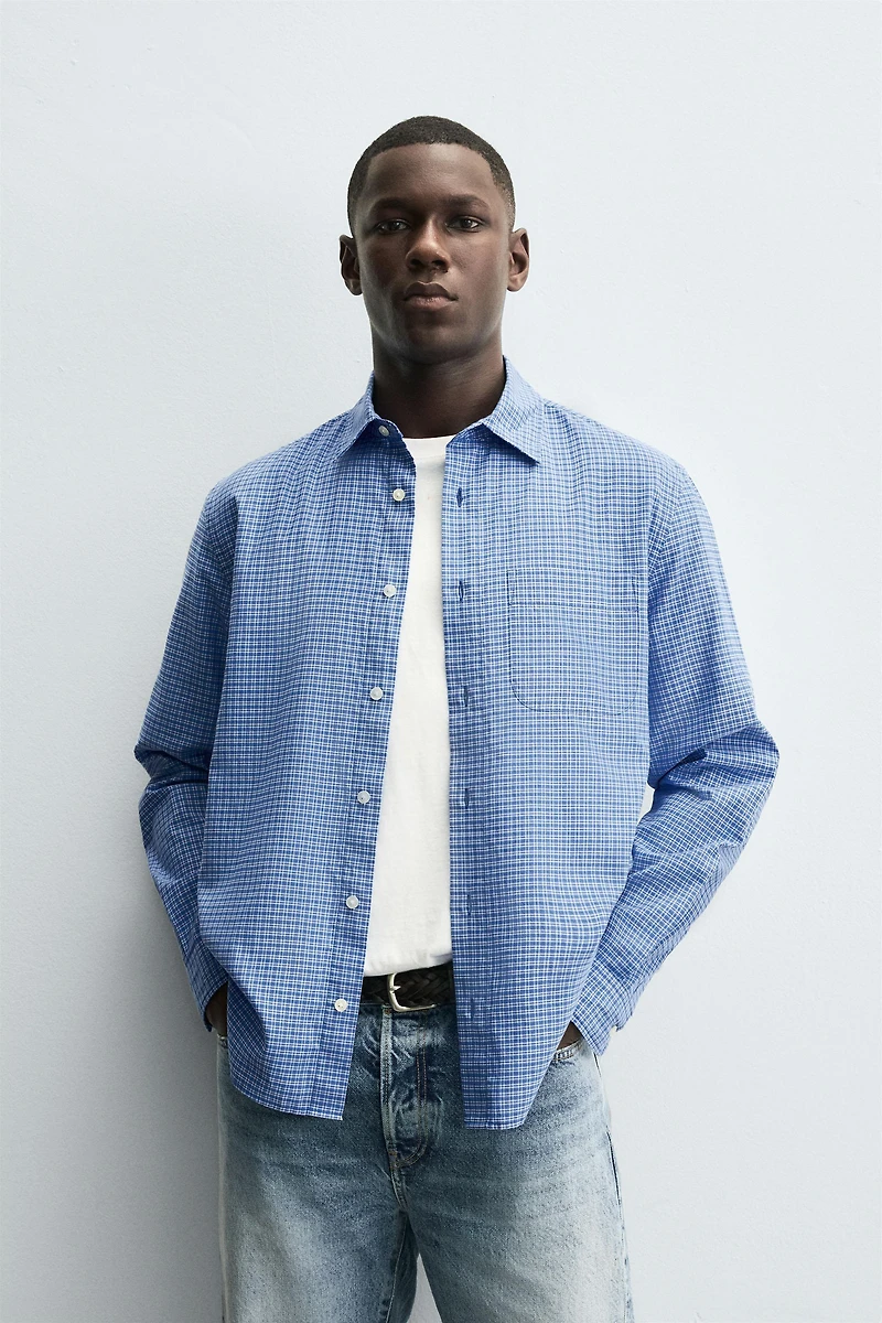 PLAID POCKET SHIRT