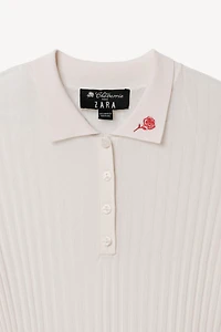 WILLY CHAVARRIA X ZARA EXTRA-FINE RIB KNIT BODYSUIT