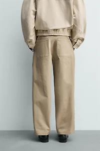 PANTALON PLIS COUPE LARGE