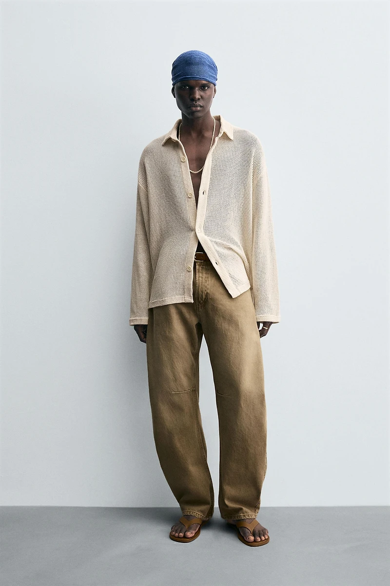 OPEN WEAVE SHIRT