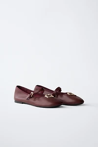 HEART BALLET FLATS