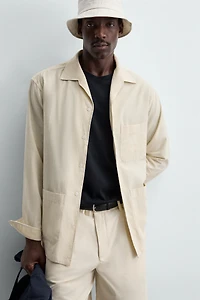 STRIPED OVERSHIRT