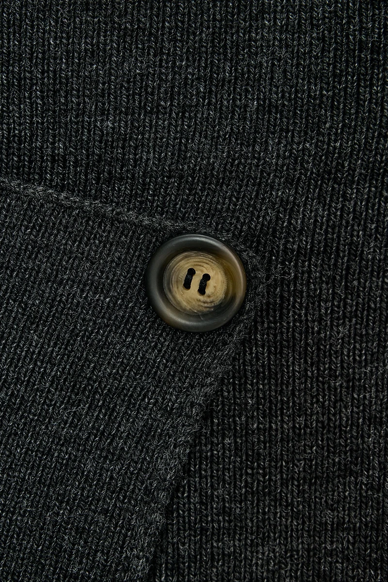 KNIT WRAP MIDI SKIRT