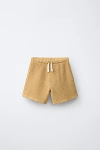 PLAIN WAFFLE SHORTS