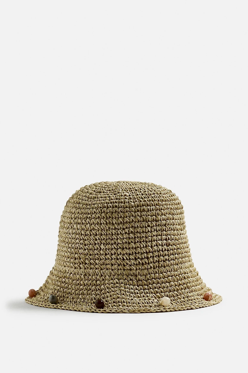 BEADED CROCHET HAT
