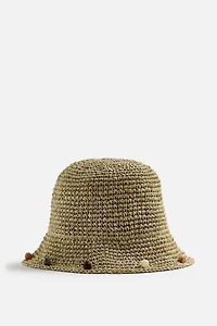 BEADED CROCHET HAT