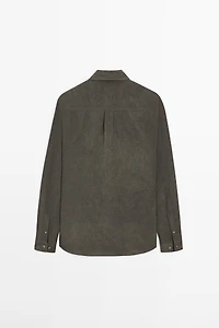 Flowing regular fit shirt with pocket