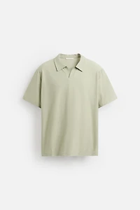 TEXTURED POLO SHIRT