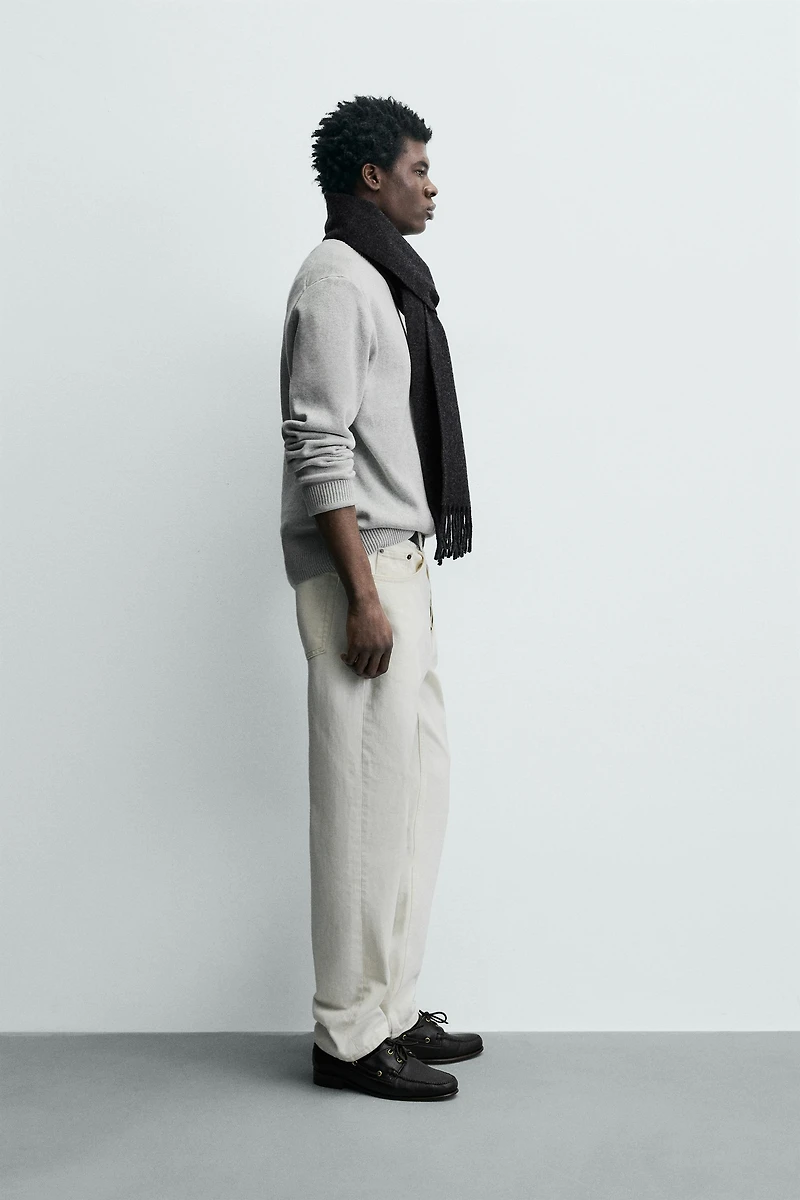TEXTURED COTTON JUMPER