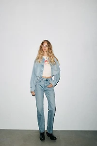 TRF HI-RISE STRAIGHT LEG JEANS