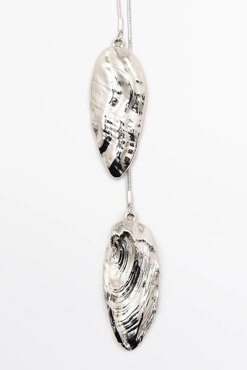 Collier pièces texturées réglable