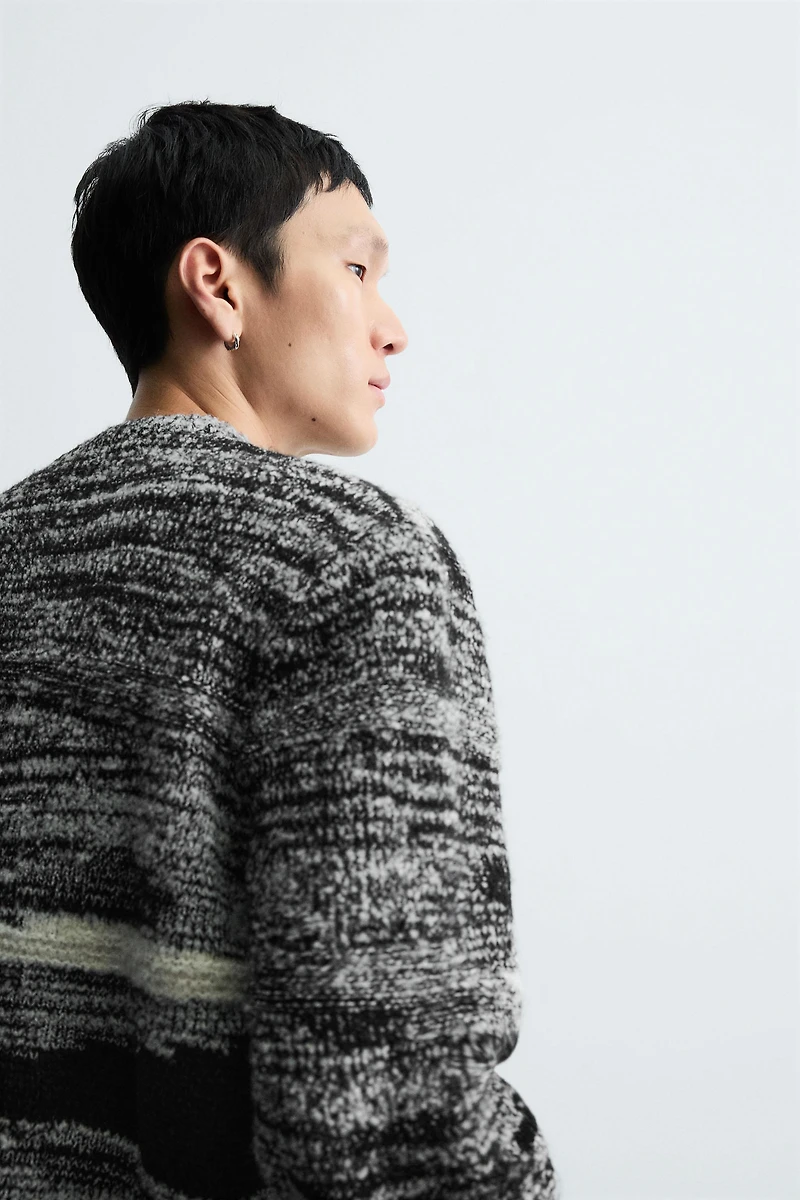 BOUCLÉ TEXTURED SWEATER