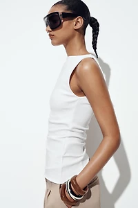 HAUT ASYMÉTRIQUE À PLIS