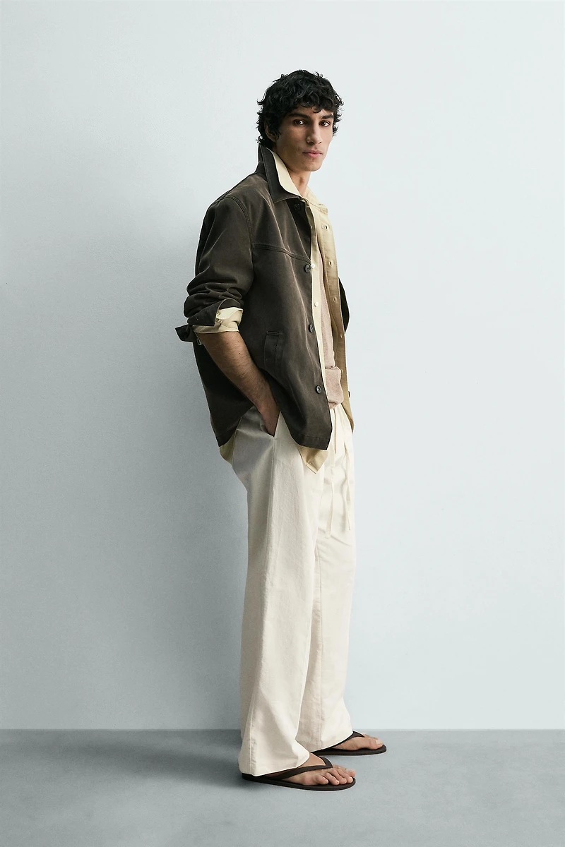 WASHED BOXY FIT JACKET