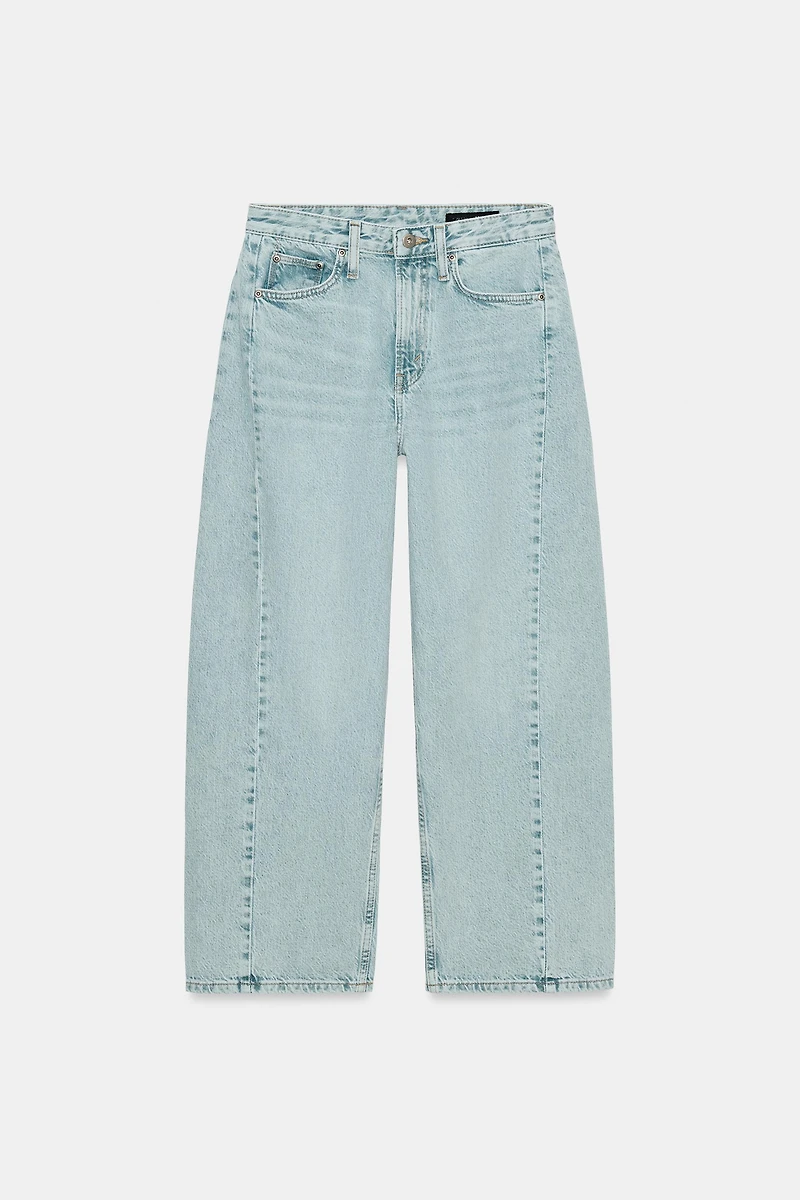 ZW COLLECTION MID-RISE RELAXED ANKLE JEANS