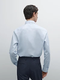 Slim fit 100% cotton Oxford shirt