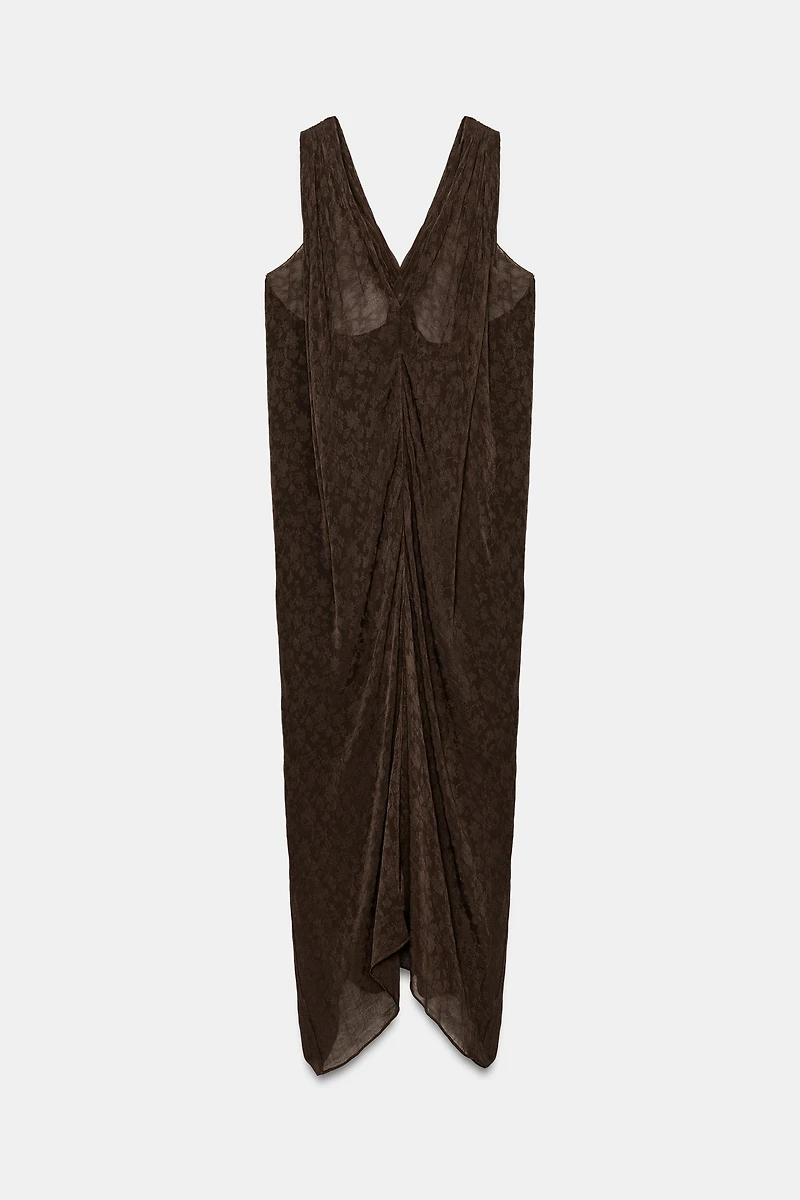 ZW COLLECTION JACQUARD MIDI DRESS