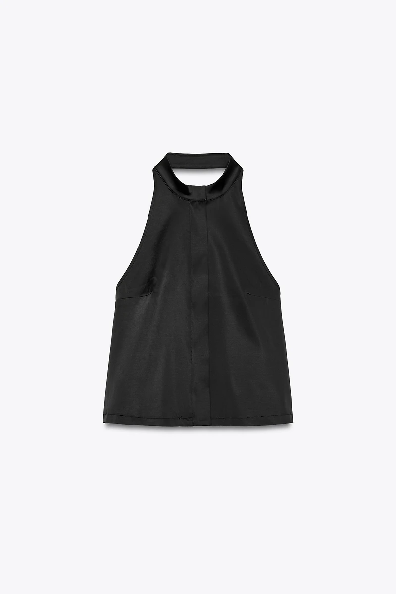 GILET SATINÉ