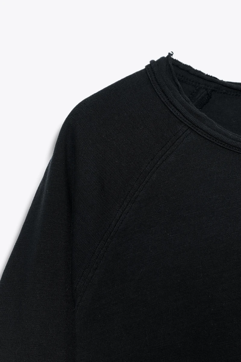 WASHED LONG SLEEVE T-SHIRT